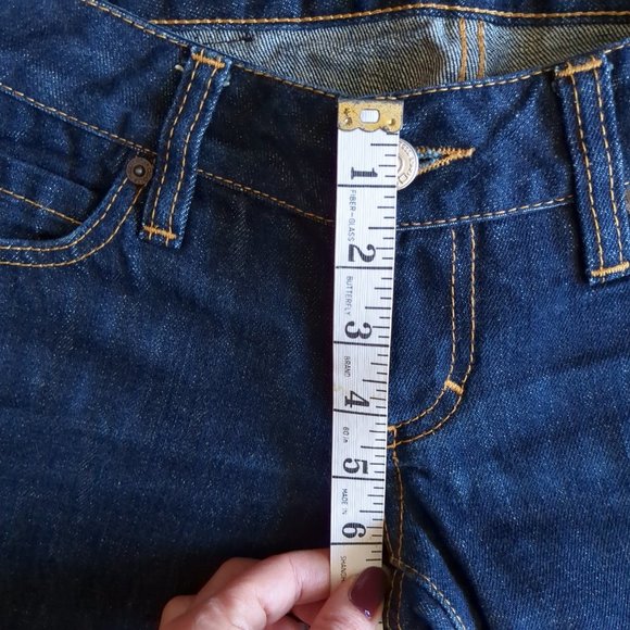 [SOLD] Dsquared Made In Italy Luxury Straight Leg Low Rise Dark Wash Jeans - Picture 11 of 16